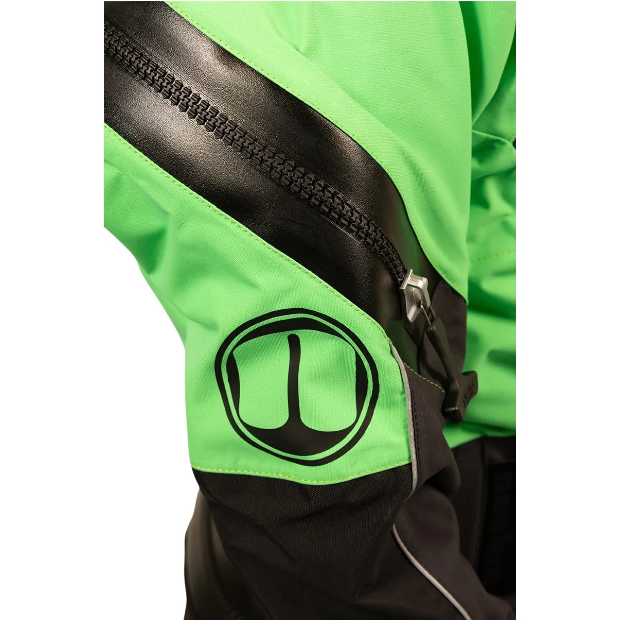 2026 Nookie Womens Fusion Latex Drysuit DR60 - Black / Green